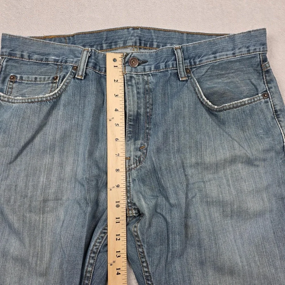 Levis 559 Jeans Mens 36x30‎ Blue Relaxed Straight Leg Denim Casual Light Wash